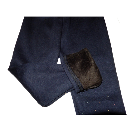 Legginsy ocieplane MYSZKA - GRANAT - NA MISIU