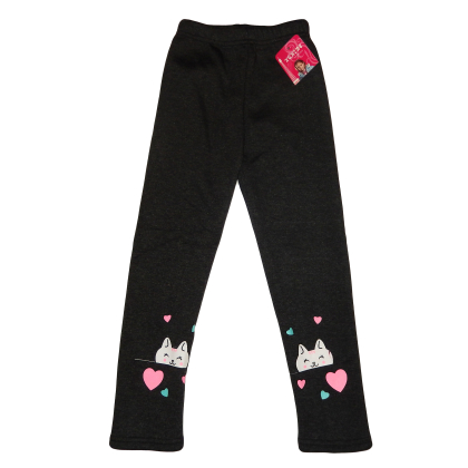 Legginsy ocieplane SZARE - NA MISIU