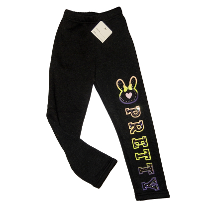 Legginsy ocieplane SZARE - NA MISIU