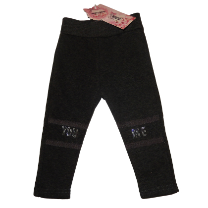 Legginsy ocieplane SZARE -na misiu Rozmiar 104