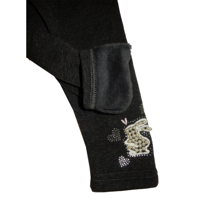 Legginsy ocieplane SZARE -na misiu Rozmiar 74/80