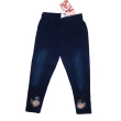 Legginsy ocieplane  JEANS-ŁABĘDŹ