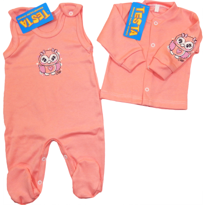 Komplet bawełniany KAFTAN+ŚPIOCHY - TESTA Rozmiar 62