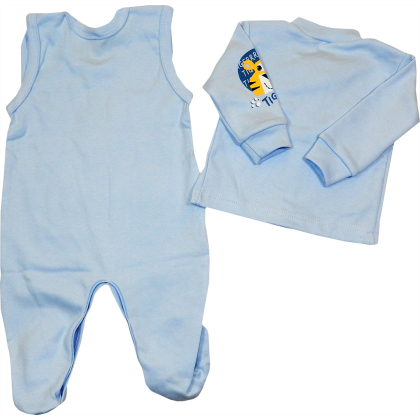Komplet niemowlęcy bawełniany KAFTAN + ŚPIOCHY - TESTA Rozmiar 56