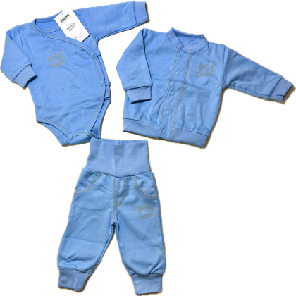 Komplet bawełniany niemowlęcy BERBEĆ -MROFI