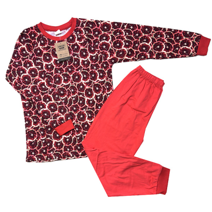 Piżama bawełniana dla dziewczynki  - MROFI