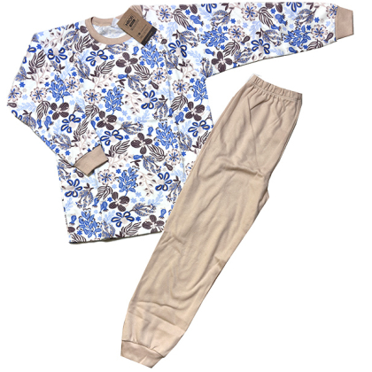 Piżama bawełniana dla dziewczynki  - MROFI