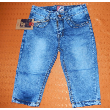 Rybaczki chłopięce jeansowe  Długość 3/4Rozmiar "8" ok 128