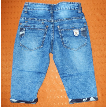 Rybaczki chłopięce jeansowe <br /> Długość 3/4<br />Rozmiar 