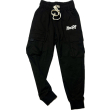 Spodnie dresowe chłopięce  BOJÓWKI - CZARNE