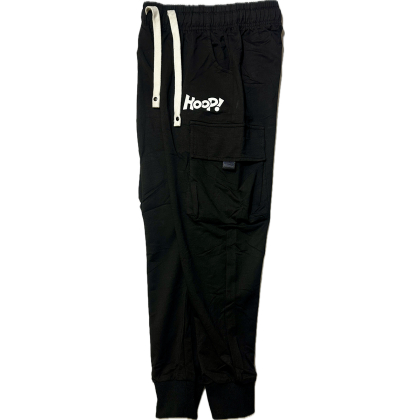 Spodnie dresowe chłopięce  BOJÓWKI - CZARNE