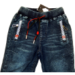 Spodnie chłopięce jeansowe JOGGER - ATHL