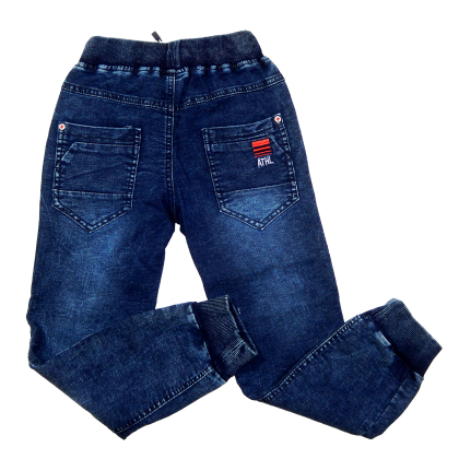 Spodnie chłopięce jeansowe JOGGER - ATHL