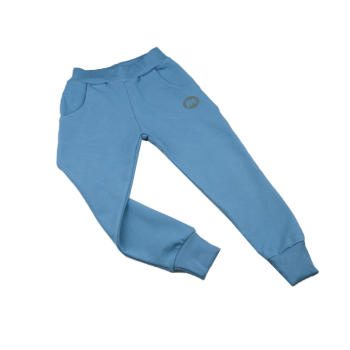 Spodnie dresowe chłopięce  MROFI-niebieskie Rozmiar 104
