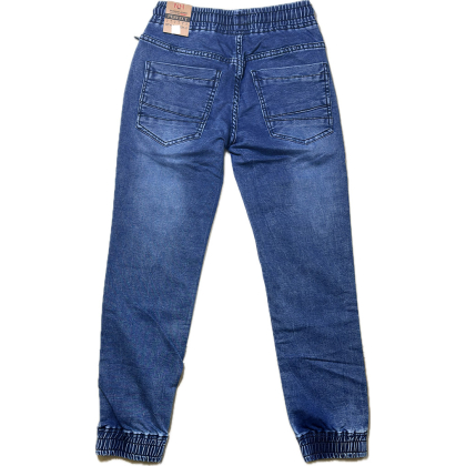 Spodnie jeansowe chłopięce na gumie, joggery - PERFECT