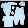 Wyprawka niemowlęca 5-częściowa  MROFI - NIEBIESKA  Rozmiar 56